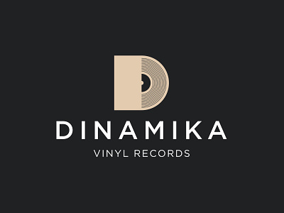 Dinamika audio dinamika logo sound vinyl