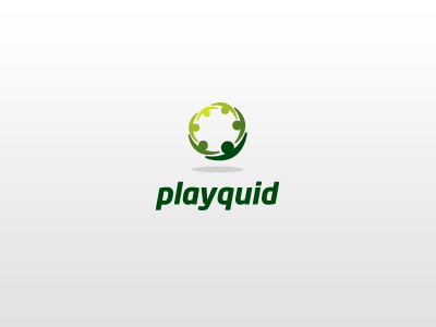 Playquid green huddle logo network play social sports