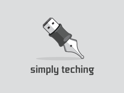 Simply Teching blog flash drive logo pen pen drive tech technology usb