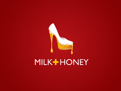 Milk and Honey Boutique boutique honey logo milk plus