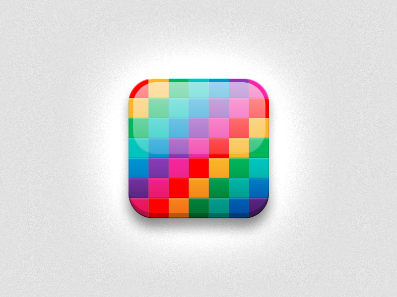Colourful Icon colour spectrum rainbow icon ios android mobile candy shiny glossy