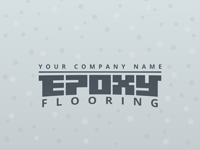 Epoxy Flooring logo coat coating commercial epoxy floor flooring identity industrial logo refurbishment resin template