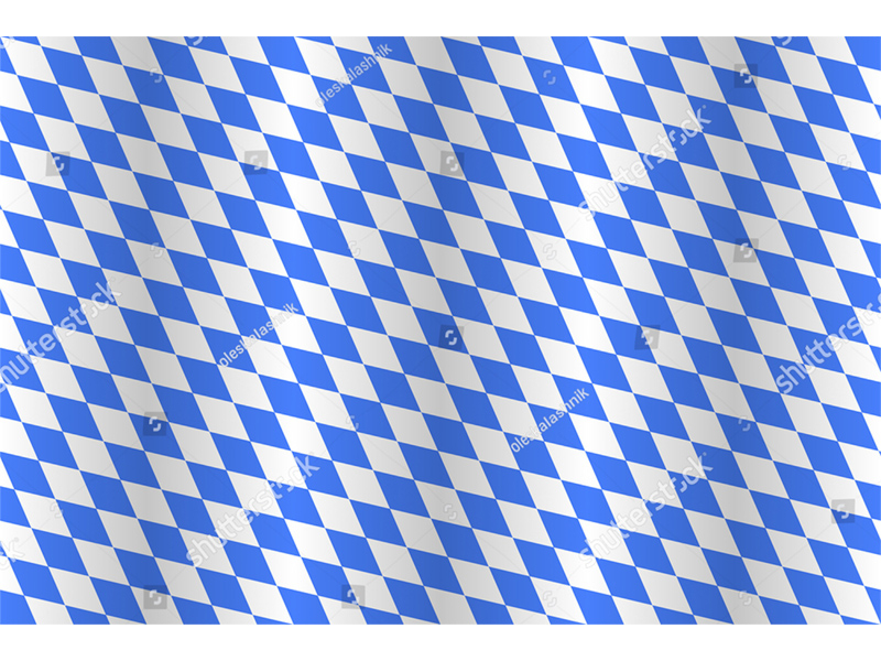 True seamless Bavaria bavarian bayern münchen blue flag lozenges oktoberfest pattern repeating seamless texture vector waving