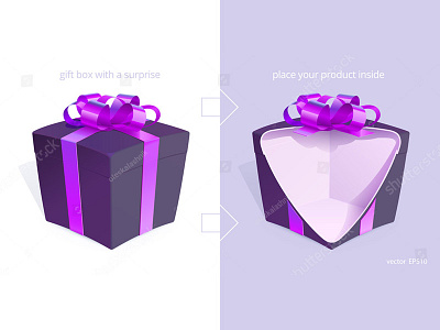 Gift boxes for twin pages