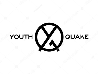 Youthquake anarchy crossed earthquake logo metaphor pacific quake sign stop symbol young youthquake