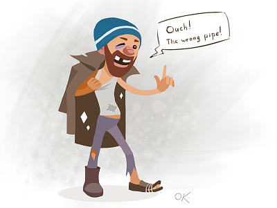 Cartoon Beggar designs, themes, templates and downloadable graphic elements  on Dribbble
