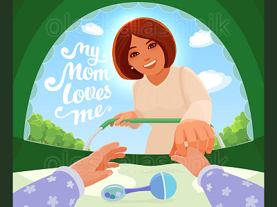 All our moms really loves us baby day first person mama mom mother motherhood pov pram stroller through the eyes view