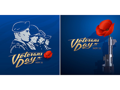 Veterans Day. Vector stickers airborne american army blue day flower marine minuteman november poppy red rifle soldier us vector veteran