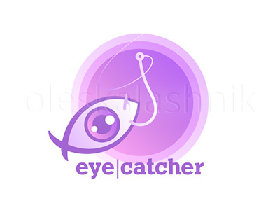 Eye-catcher. Vector sign of clickbait