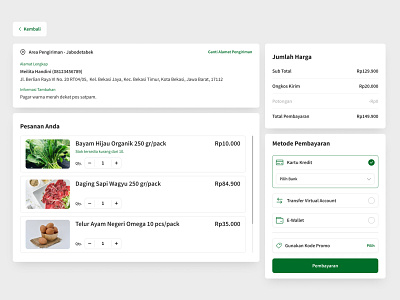 Online Agricultural Market - Checkout Page design ui design ui ux uidesign ux design web web design website concept website design