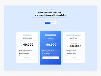 Pricing Section - Design Concept figma landing page landing page design mobile ui ui ui design uidesign ux design website concept website design