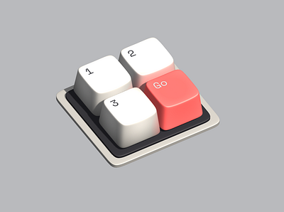 Tiny Keyboard in 3D