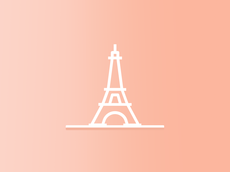 • Paris Vs Lyon Icon • app branding design icon illustration ui