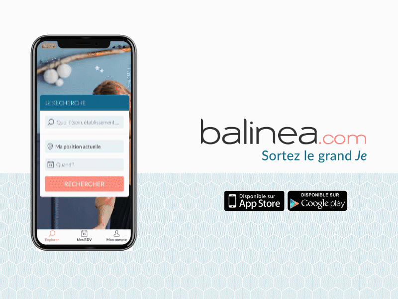 • Balinea App Presentation • app app animation beauty branding care design design app icon logo premierepro ui ux