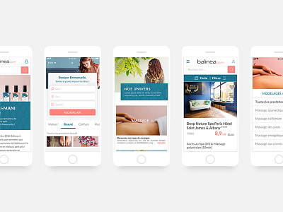 UX/UI Reflexion Balinea Mobile & App