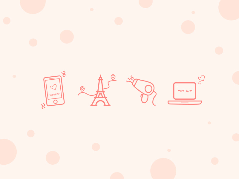 Picto Balinea vector illustration ui icon branding design
