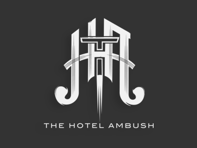 The Hotel Ambush band design logo typography