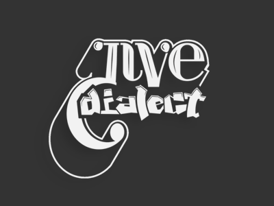 Jive Dialect band design logo typography