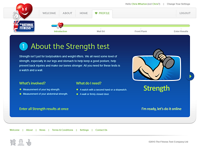 NFT Strength Test branding graphic design icons illustration interface ui web