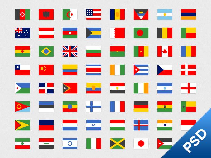 Download Simple Flags 1 by Chris Wharton | Dribbble | Dribbble