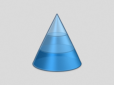 Cone cone graphic design hierarchy icon