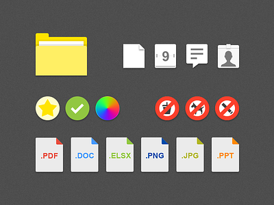 Insight Icons branding design doc flat folder graphic design icon icons