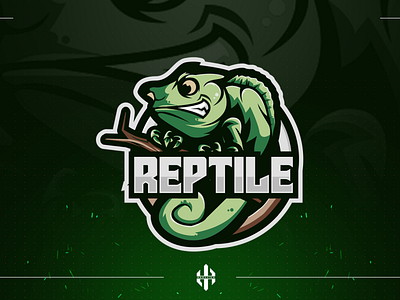 DRIBBLE design logo esportlogo esports ilustrator logo design logomascot mascot mascot character onocreative reptile