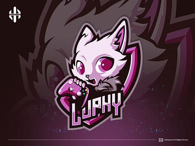 LUPHY branding design logo esportlogo illustration ilustrator logo logomascot mascot mascot character vector