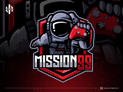 MISSION99 branding design logo esport logo esportlogo illustration ilustrator logo mascot mascot character vector