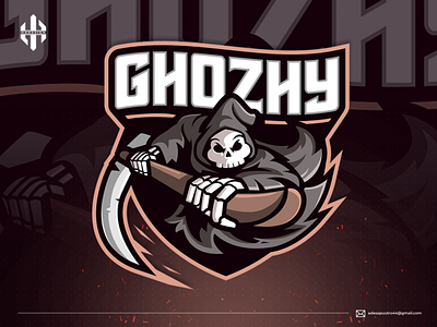 GHOZHY design logo esportlogo illustration ilustrator logo logo design logomascot mascot mascot character vector