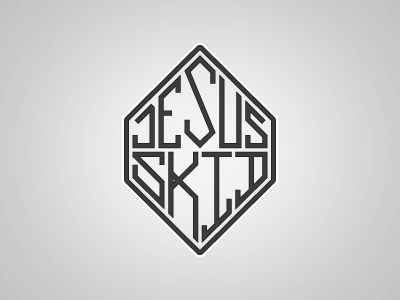 Jesus Skid Logo bike jesus logo skid tee urban