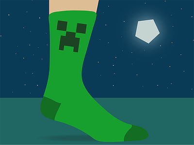 Minecraft Sock