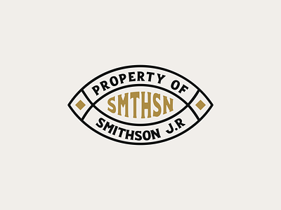 Property Of Smitshonian alexatype authority badge badge design classic clean font smithsonian stamp vintage