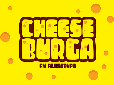 CHEESEBURGA alexatype application blob book cartoon children font fun games happy font italia menu pizza poster stoneage
