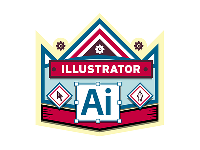 Illustrator Badge badge illustrator vector