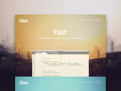 Glide.js – Simple, Lightweight & Fast jQuery development jquery landing slider webdesign website