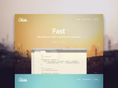 Glide.js – Simple, Lightweight & Fast jQuery development jquery landing slider webdesign website