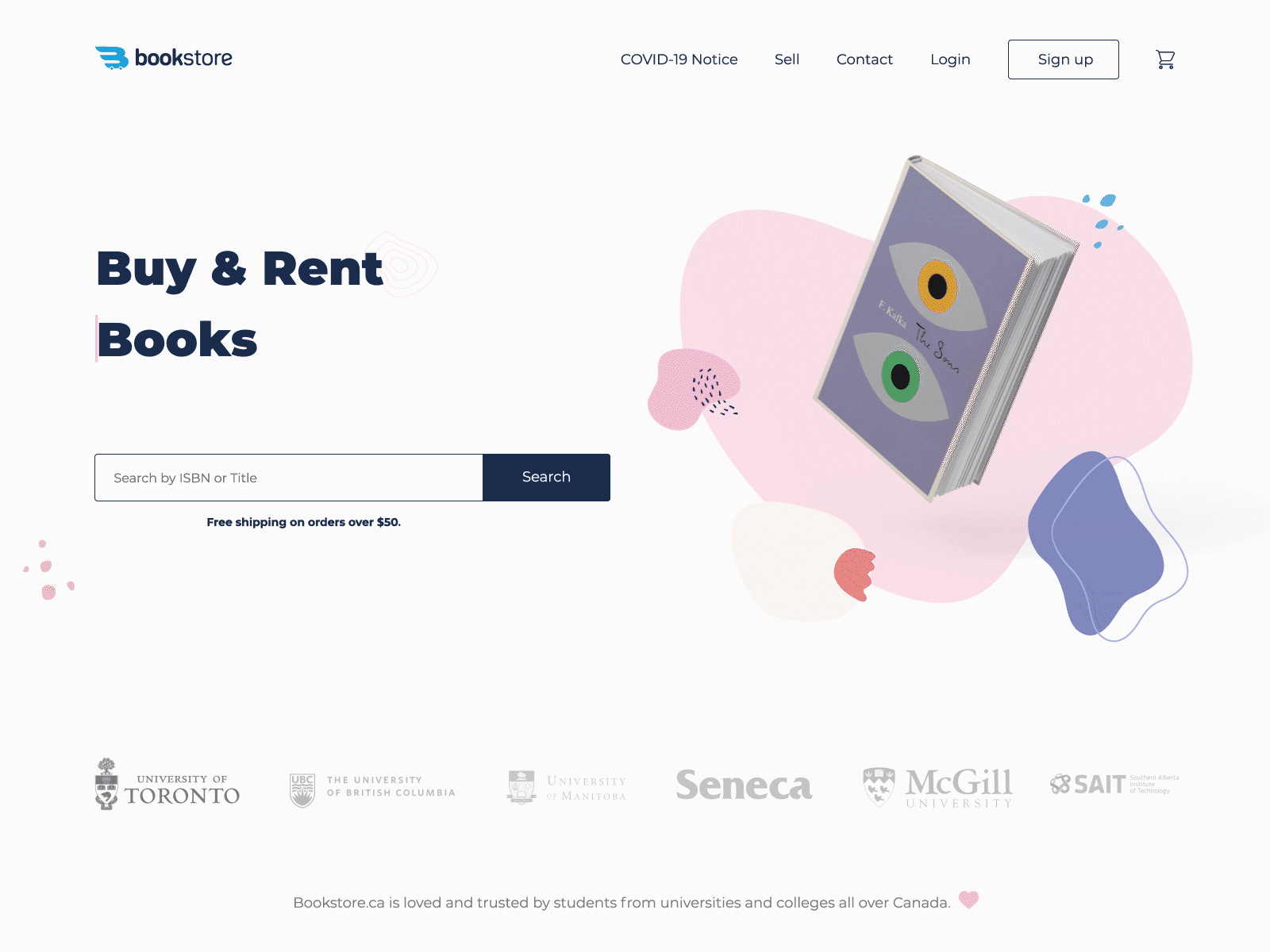 Bookstore clean design fresh ui uidesign uiux webdesign website