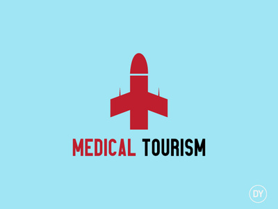 Medica Tourism hospital logo logo design medical