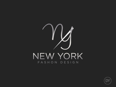 NY Fashion brand fashion logo minimal