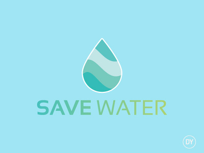 Save Water earth global warming green nature nature logo