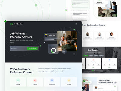 MockQuestions Landing Page