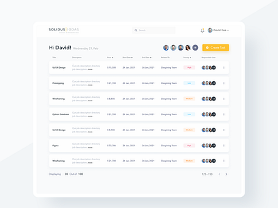 Solidus Dashboard