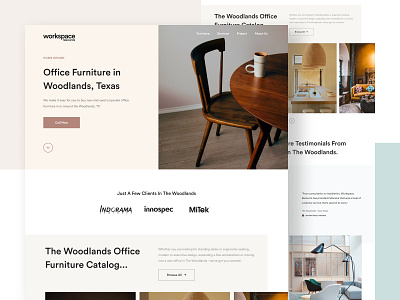 Workspace Landing page