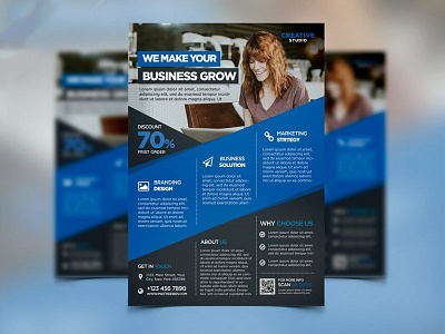 I Will A Professional Flyers And Brochure Design In 24 Hours banner ads book album covers business cards flyers brochures graphics design logo design photoshop editing social media design