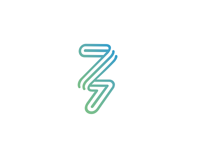 Zero Impact Energy bolt concept design energy fresh graphic lightning logo vector z zing