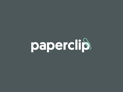 Paperclip Studio Logo brand concept graphic graphic design green identity logo new paperclip