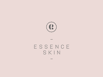 Essence Skin - Concept 1 beauty brand brand identity e essence logo skin vector