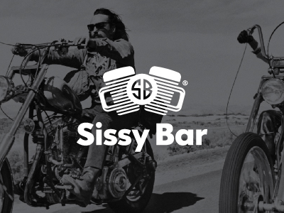 Sissy Bar — bar for bikers bar beer bike biker glasses motorbike pub sb sissy