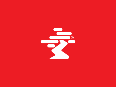 Bonsai — japanese online store in switzerland. bonsai culture japan logo mascot modern online red store tree